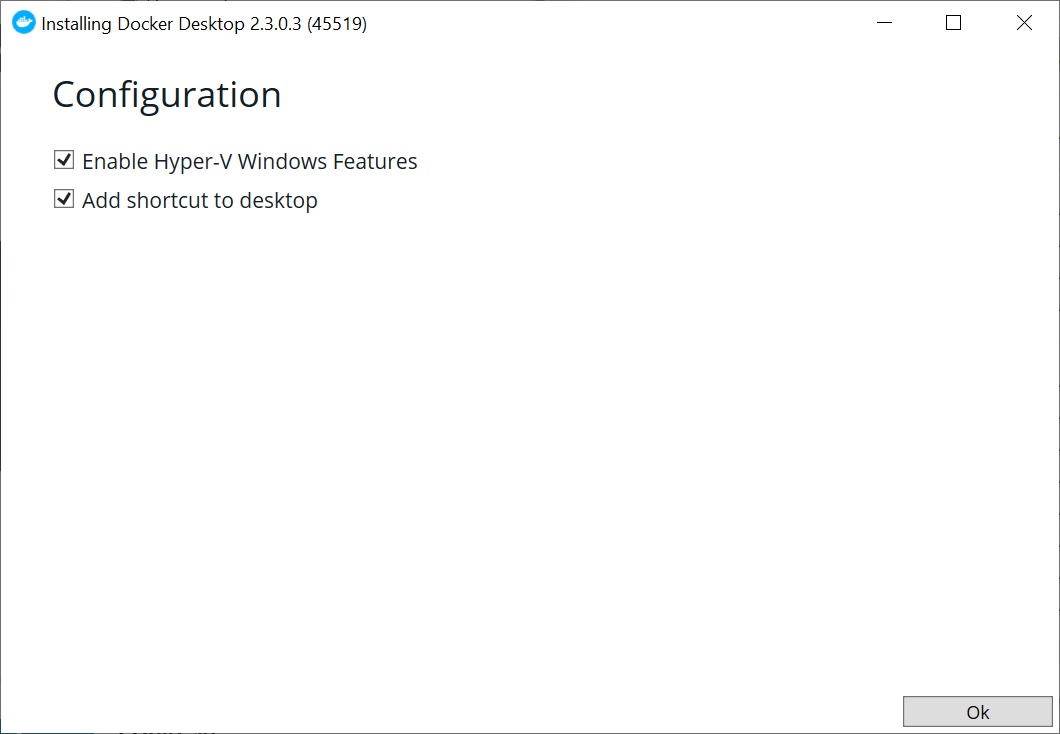 Установка Docker в Windows 10 изображение с сайта www.eth1.ru
