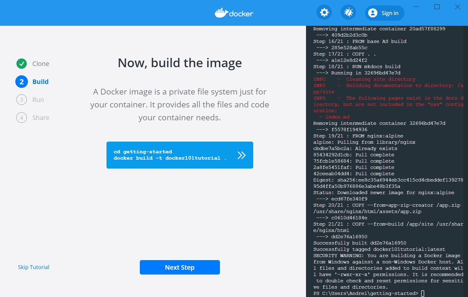 Установка Docker в Windows 10 изображение с сайта www.eth1.ru
