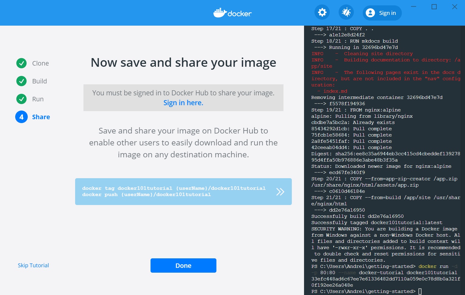 Установка Docker в Windows 10 изображение с сайта www.eth1.ru