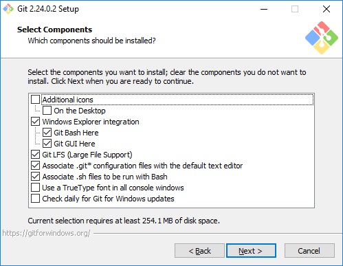 установка git for windows с openSSH изображение с сайта www.andreyolegovich.ru