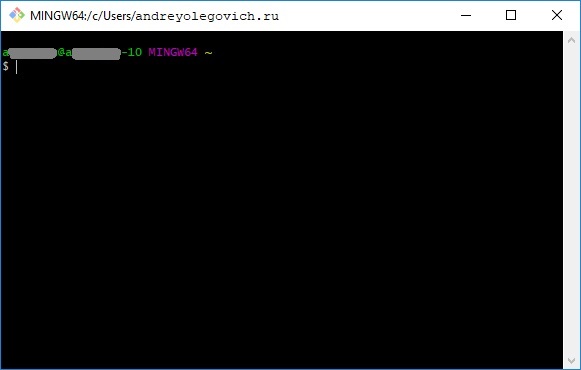 установка git for windows с openSSH изображение с сайта www.andreyolegovich.ru