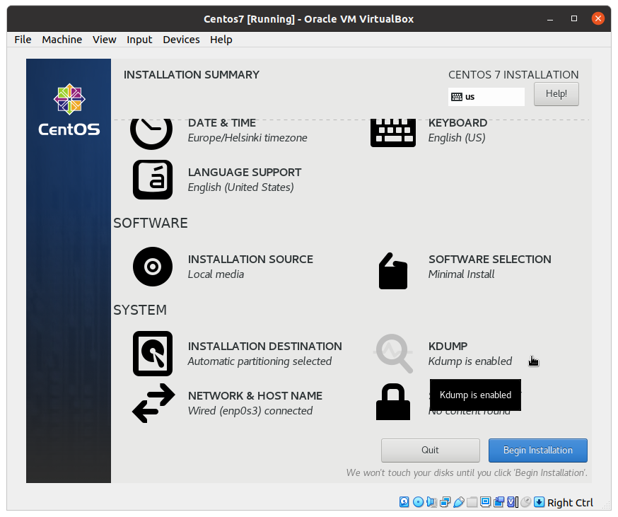 Установка CentOS 7 изображение с сайта www.andreyolegovich.ru