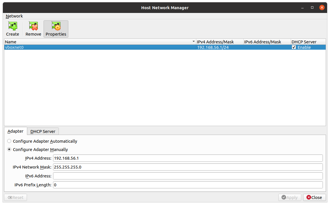 Создание host-only адаптера в VirtualBox изображение с сайта www.andreyolegovich.ru