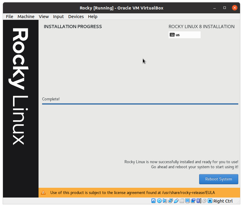 Установка Rocky Linux изображение с сайта www.andreyolegovich.ru
